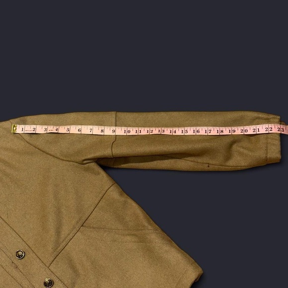 Vintage 50s Wool Field Jacket in Tan Women’s Size Small - Picture 8 of 8